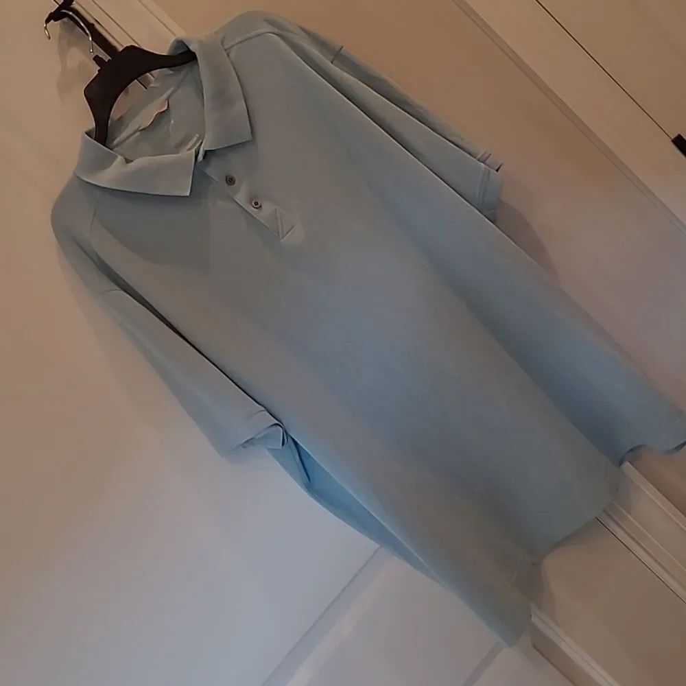 CB DryTec Cotton+ baby blue men's shirt